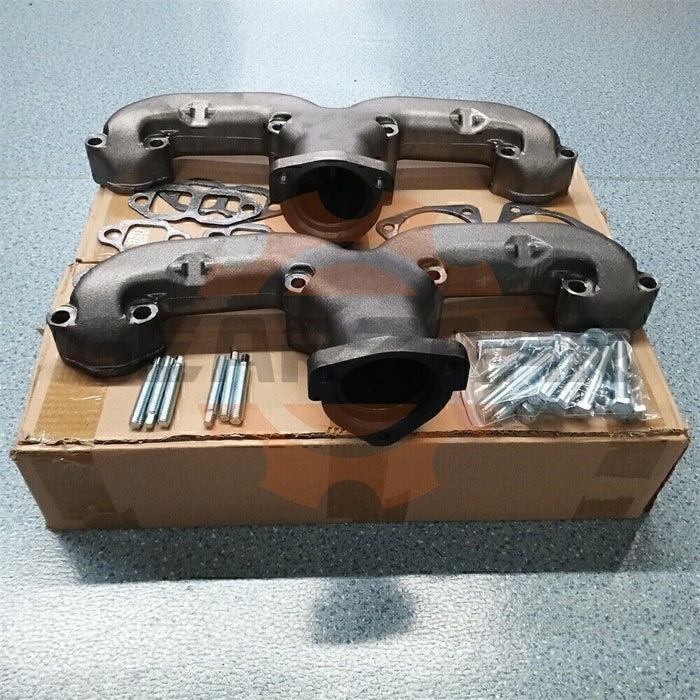 DURAFORCE Smoothie Rams Horn Exhaust Manifolds Small Block For Chevy SBC 283 305 327 /350