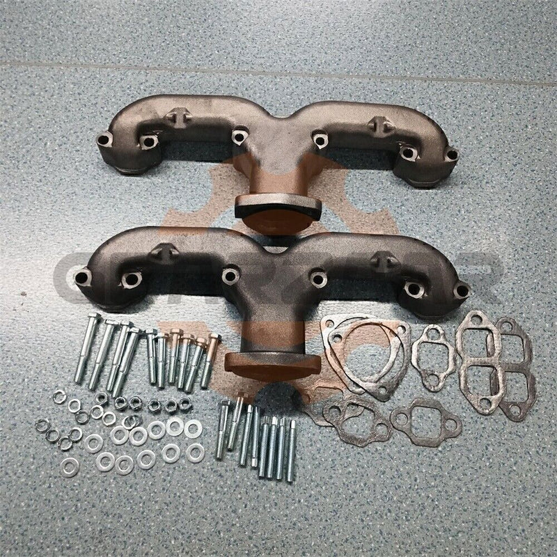 DURAFORCE Smoothie Rams Horn Exhaust Manifolds Small Block For Chevy SBC 283 305 327 /350