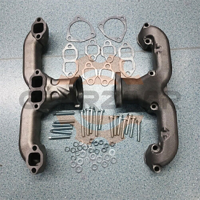 DURAFORCE Smoothie Rams Horn Exhaust Manifolds Small Block For Chevy SBC 283 305 327 /350