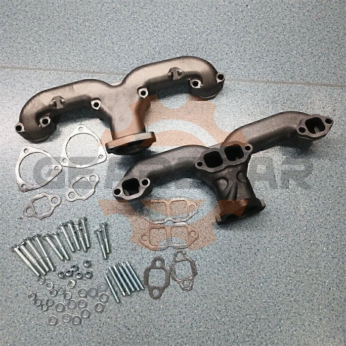 DURAFORCE Smoothie Rams Horn Exhaust Manifolds Small Block For Chevy SBC 283 305 327 /350