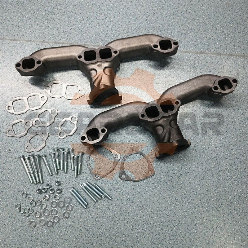 DURAFORCE Smoothie Rams Horn Exhaust Manifolds Small Block For Chevy SBC 283 305 327 /350