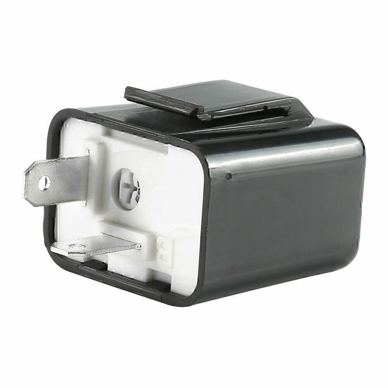 DURAFORCE 2-Pin Adjustable LED Flasher Relay Turn Signal Blinker Light 12 V for Motorcycle