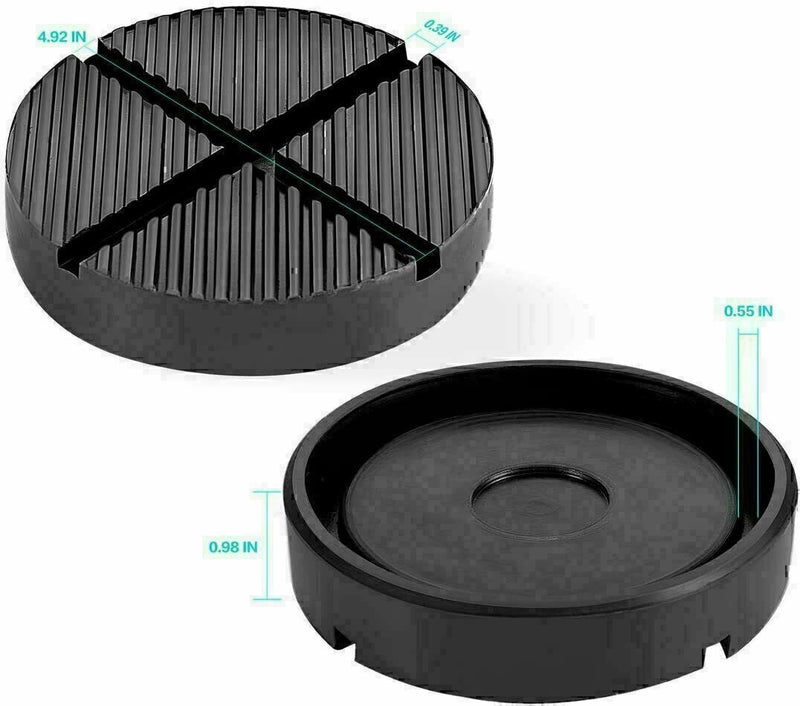 DURAFORCE Universal Floor Jack Pads Rubber Pad Adapter* Car Truck Cross Slotted Frame Rail
