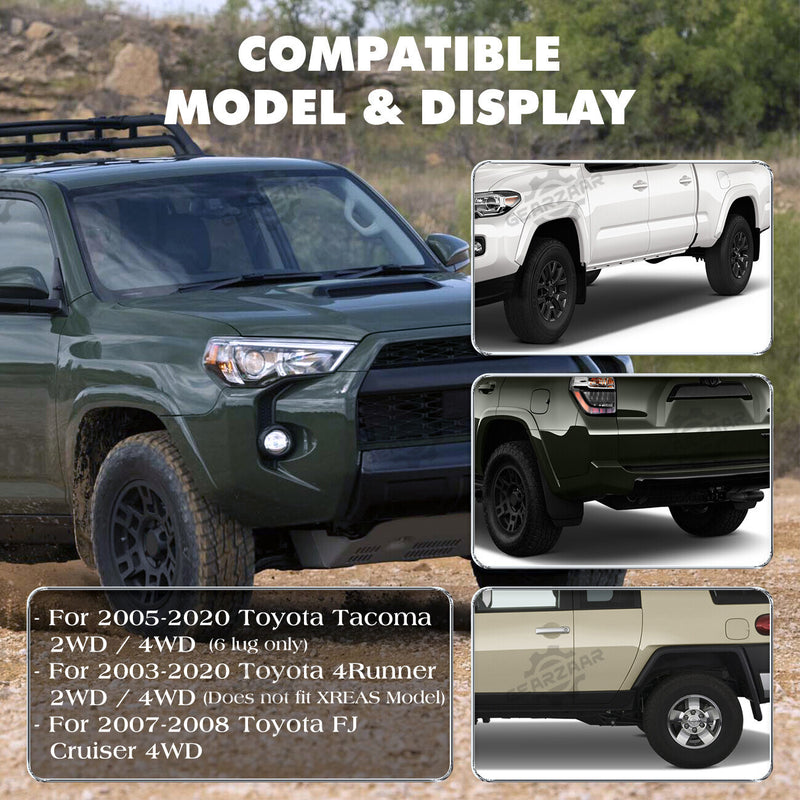 DURAFORCE 1" Front Leveling Spacer Lift Kit FOR 05-21 4Runner & Tacoma 4WD 2WD BLACK Sjcsm