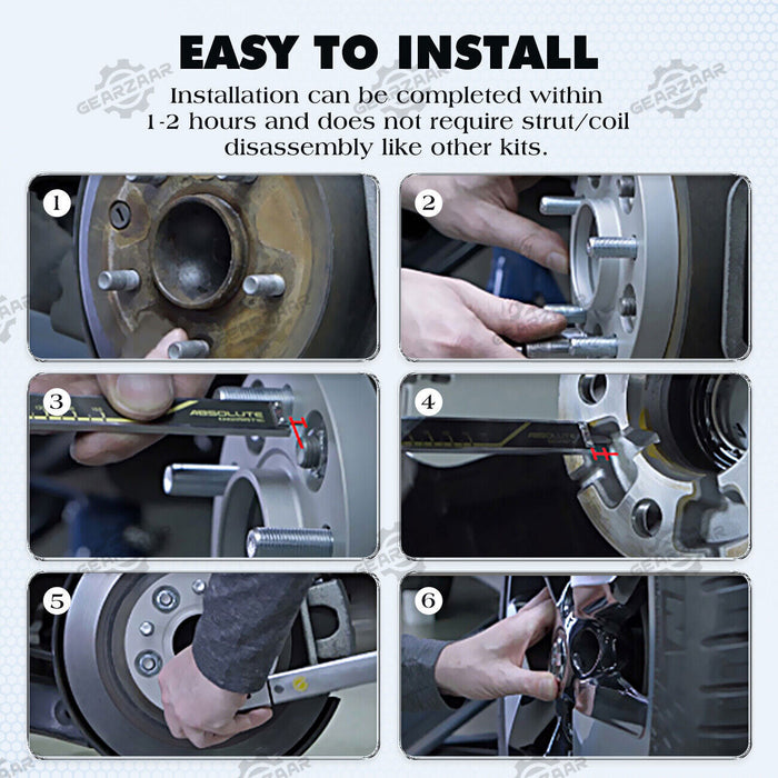 DURAFORCE 1" Front Leveling Spacer Lift Kit FOR 05-21 4Runner & Tacoma 4WD 2WD BLACK Sjcsm