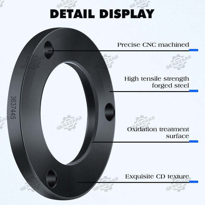 DURAFORCE 1" Front Leveling Spacer Lift Kit FOR 05-21 4Runner & Tacoma 4WD 2WD BLACK Sjcsm