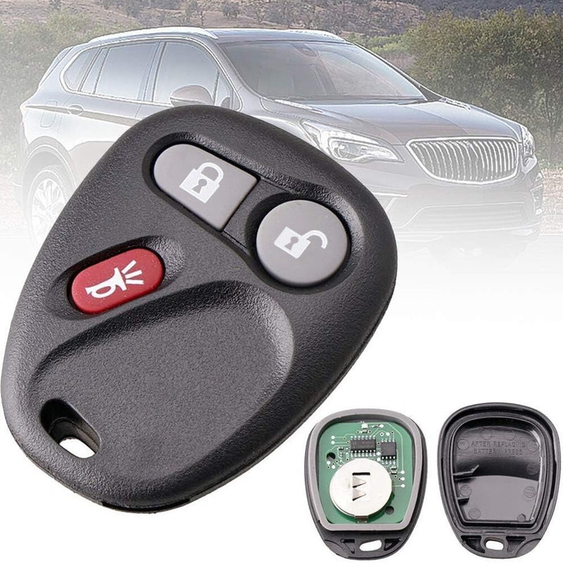 DURAFORCE 2pcs Replacement for Chevrolet Silverado 2003 2004 2005 2006 Remote Car Key Fob
