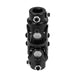 DURAFORCE 3/4" DD x 3/4" DD Double Steering Universal U Joint Shaft Coupler Black U-Joint