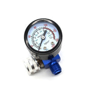 DURAFORCE 1/4" Spray Gun & In-Line Water Trap Filter Tool Air Pressure Regulator Gauge