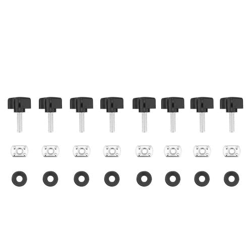 DURAFORCE Jeep Wrangler Universal Easy On Off Hard Top Fasteners Nuts Bolts for YJ TJ JK