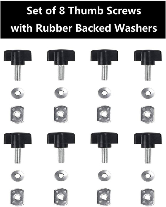 DURAFORCE Jeep Wrangler Universal Easy On Off Hard Top Fasteners Nuts Bolts for YJ TJ JK