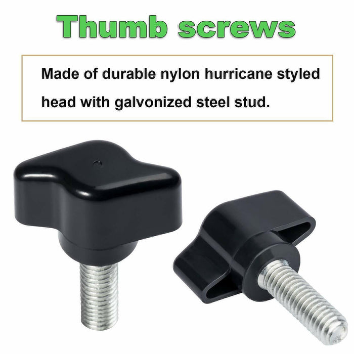 DURAFORCE Jeep Wrangler Universal Easy On Off Hard Top Fasteners Nuts Bolts for YJ TJ JK