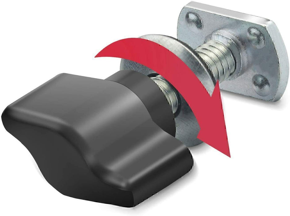 DURAFORCE Jeep Wrangler Universal Easy On Off Hard Top Fasteners Nuts Bolts for YJ TJ JK