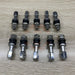DURAFORCE 10pc Stainless Steel Wheel Tire Valve Stems Hight Pressure Bolt in w/ Caps