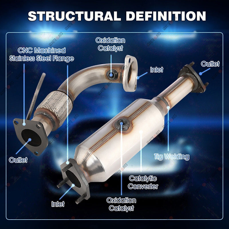 DURAFORCE For Honda Accord 2.4L Front Flex Pipe & Catalytic Converter 03-07 6H28826 /45109