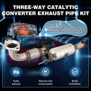 DURAFORCE For Honda Accord 2.4L Front Flex Pipe & Catalytic Converter 03-07 6H28826 /45109
