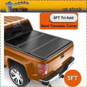 DURAFORCE Hard Truck Tonneau Cover For 2019 - 2023 2024 Ford Ranger 5FT Short Bed TRI-Fold
