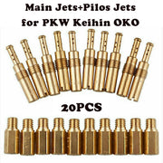 DURAFORCE 20Pcs Carburetor Main Jet kit & Slow/Pilot Jet Tool for PWK Keihin OKO CVK