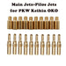 DURAFORCE 20Pcs Carburetor Main Jet kit & Slow/Pilot Jet Tool for PWK Keihin OKO CVK