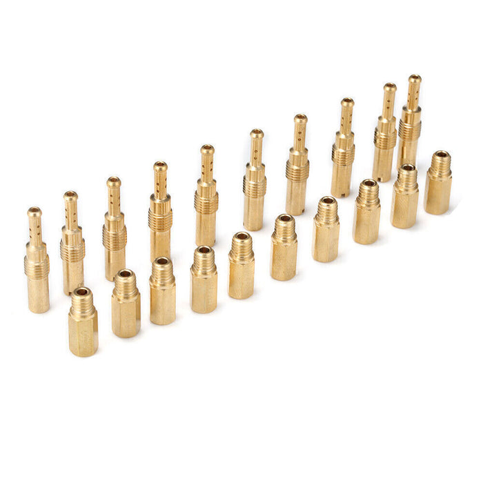 DURAFORCE 20Pcs Carburetor Main Jet kit & Slow/Pilot Jet Tool for PWK Keihin OKO CVK