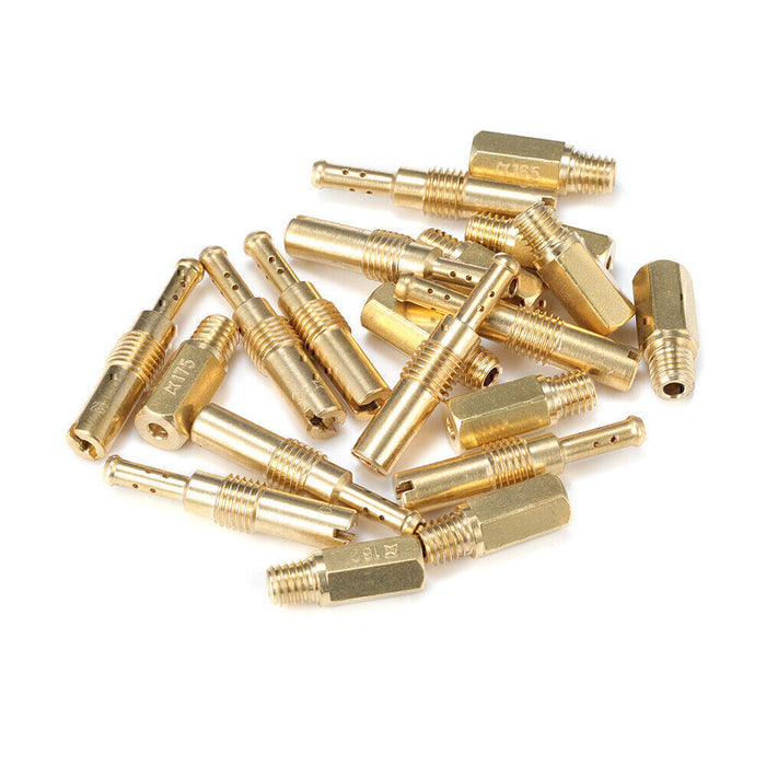 DURAFORCE 20Pcs Carburetor Main Jet kit & Slow/Pilot Jet Tool for PWK Keihin OKO CVK