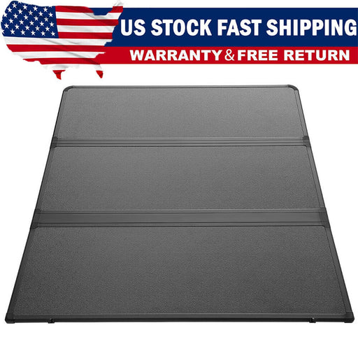 DURAFORCE New 4.6FT Hard Tri-Fold for 2022-2024 Ford Maverick Tonneau Cover Truck Bed