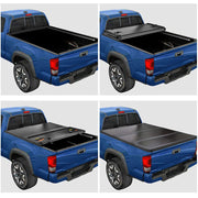 DURAFORCE New 4.6FT Hard Tri-Fold for 2022-2024 Ford Maverick Tonneau Cover Truck Bed