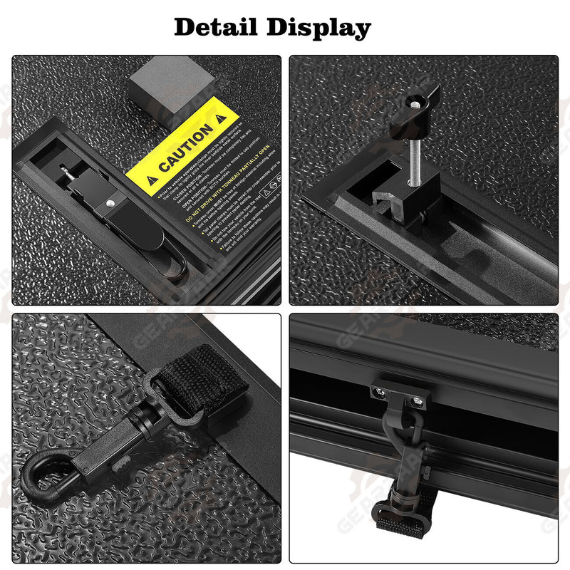 DURAFORCE New 4.6FT Hard Tri-Fold for 2022-2024 Ford Maverick Tonneau Cover Truck Bed