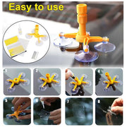 DURAFORCE Auto Glass Nano Repair Fluid Car Windshield Resin Scratch Crack Fix Tool