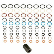 DURAFORCE For Ford 6.0L Powerstroke Oil Rail Leak Repair Kit Tool O-rings & Injector Seal