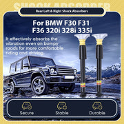 DURAFORCE Rear Left + Right Shock Absorbers For BMW F30 F31 F36 320i 328i 335i 33526791562