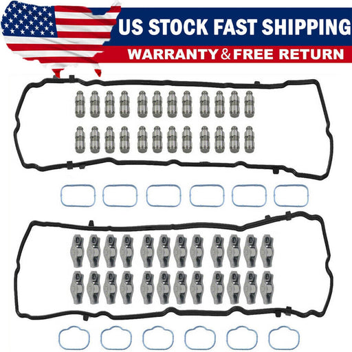 DURAFORCE Rocker Arms Lifters Valve Gaskets Kit For 11 12-16 3.6L Chrysler Dodge Jeep Ram