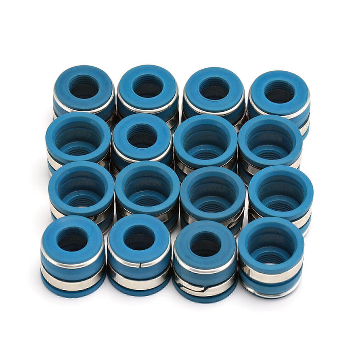 DURAFORCE 16pcs SBC SET For Chevy Chevrolet Small Block Performance VITON Valve Stem Seal!