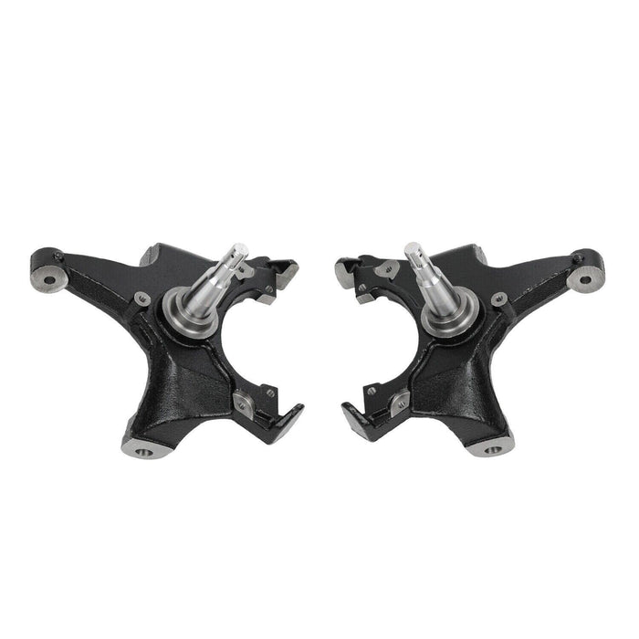 DURAFORCE 2x FOR 88-98 CHEVY SILVERADO/C1500/SIERRA EXT CAB 2WD 2" DROP SPINDLES NEW