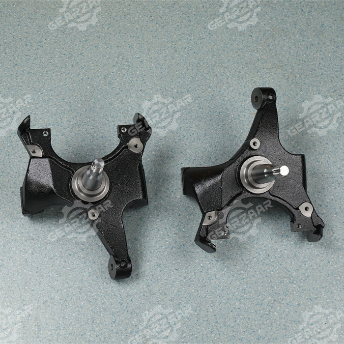 DURAFORCE 2x FOR 88-98 CHEVY SILVERADO/C1500/SIERRA EXT CAB 2WD 2" DROP SPINDLES NEW