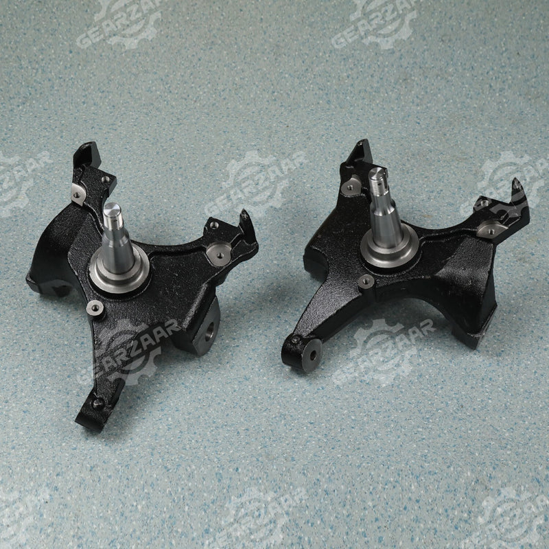 DURAFORCE 2x FOR 88-98 CHEVY SILVERADO/C1500/SIERRA EXT CAB 2WD 2" DROP SPINDLES NEW