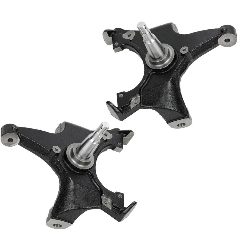 DURAFORCE 2x FOR 88-98 CHEVY SILVERADO/C1500/SIERRA EXT CAB 2WD 2" DROP SPINDLES NEW