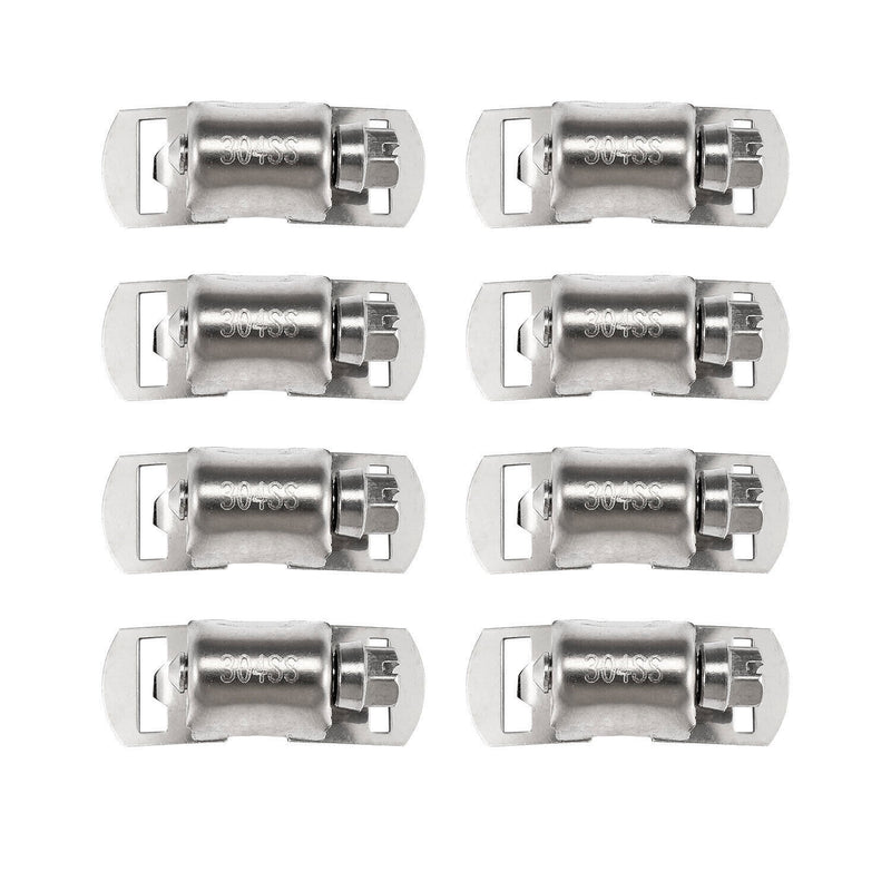 DURAFORCE 11.5FT Adjustable Large Hose Clamps Worm Gear Stainless Steel Clamp +8 Fastener