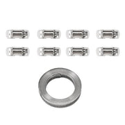 DURAFORCE 11.5FT Adjustable Large Hose Clamps Worm Gear Stainless Steel Clamp +8 Fastener