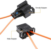 DURAFORCE Fiber Optic Loop Bypass MALE & FEMALE Kit Adapter for BENZ PORSCHE BMW MOST US*