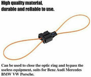DURAFORCE Fiber Optic Loop Bypass MALE & FEMALE Kit Adapter for BENZ PORSCHE BMW MOST US*