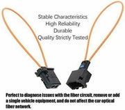 DURAFORCE Fiber Optic Loop Bypass MALE & FEMALE Kit Adapter for BENZ PORSCHE BMW MOST US*