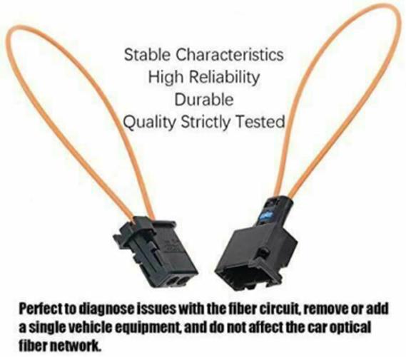 DURAFORCE Fiber Optic Loop Bypass MALE & FEMALE Kit Adapter for BENZ PORSCHE BMW MOST US*