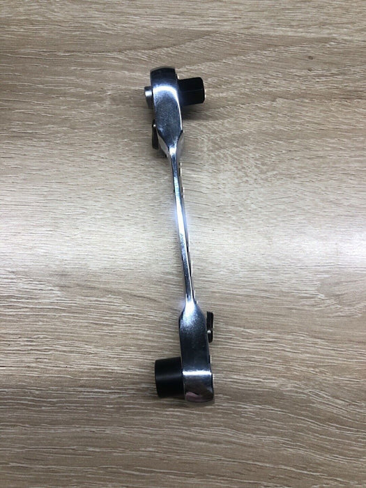 DURAFORCE 1PCS Mini 1/4inch Double Ended Quick Socket Ratchet Wrench Rod Screwdriver Bit