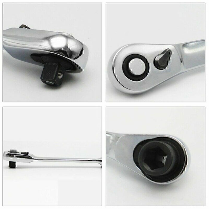 DURAFORCE 1PCS Mini 1/4inch Double Ended Quick Socket Ratchet Wrench Rod Screwdriver Bit