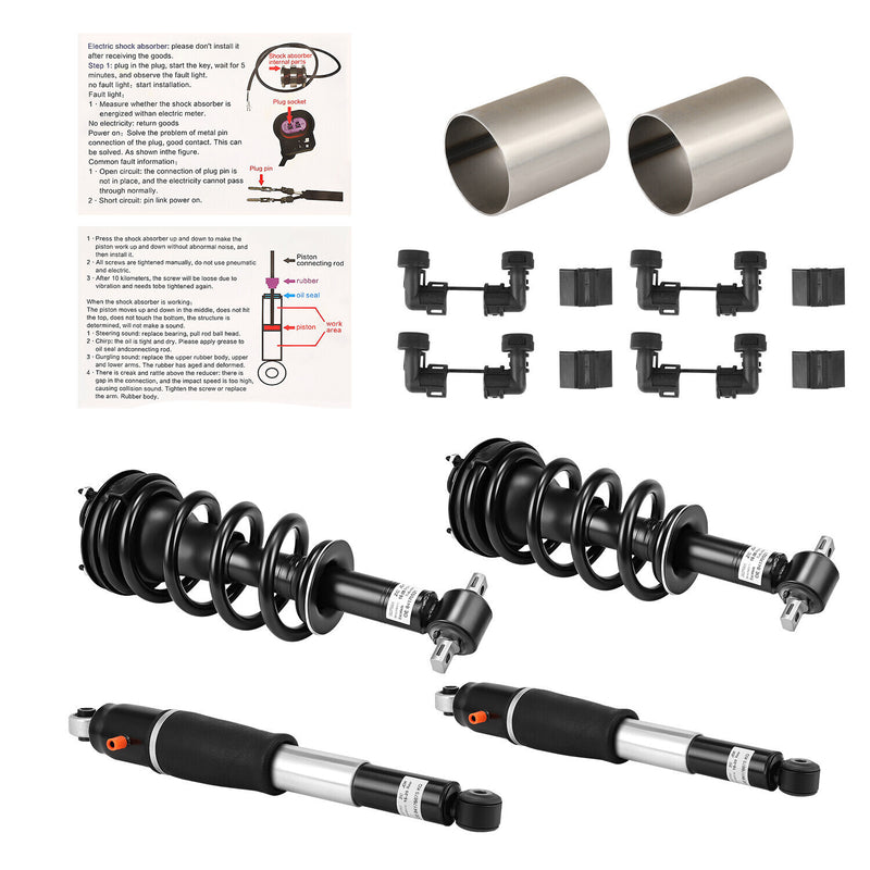 DURAFORCE Front Strut Assys and Rear Shocks for Cadillac Escalade Suburban Yukon 2015-2020