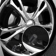 DURAFORCE 8x Tire Valve Air Dust Cover Stem Caps - Wheel Car Truck SUV Bike /Black