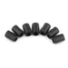 DURAFORCE 8x Tire Valve Air Dust Cover Stem Caps - Wheel Car Truck SUV Bike /Black