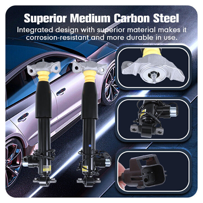 DURAFORCE 2PC Rear Shock Absorber Struts Assys For Lincoln MKZ 2013-2020 Electric ASH24635