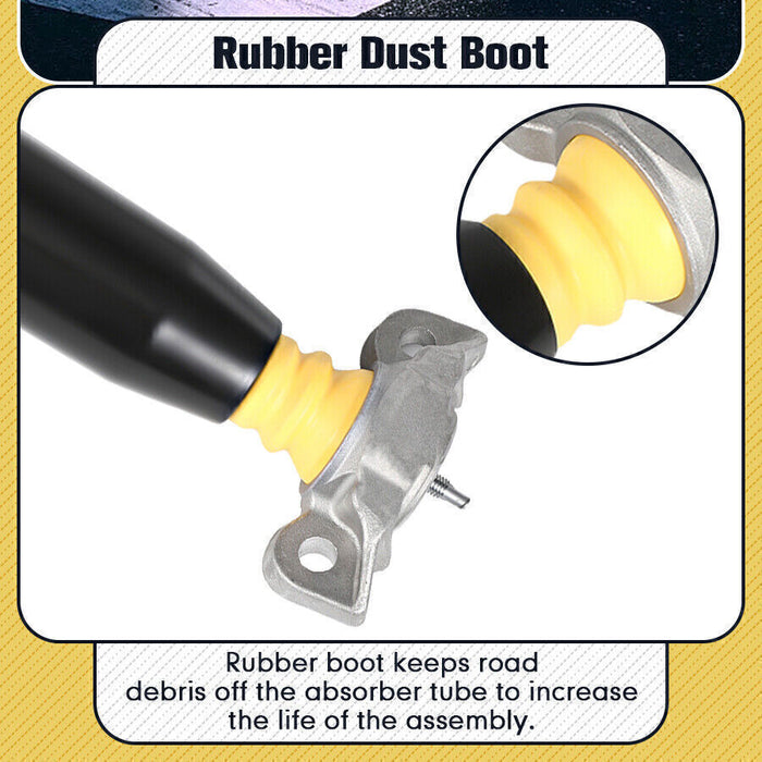 DURAFORCE 2PC Rear Shock Absorber Struts Assys For Lincoln MKZ 2013-2020 Electric ASH24635